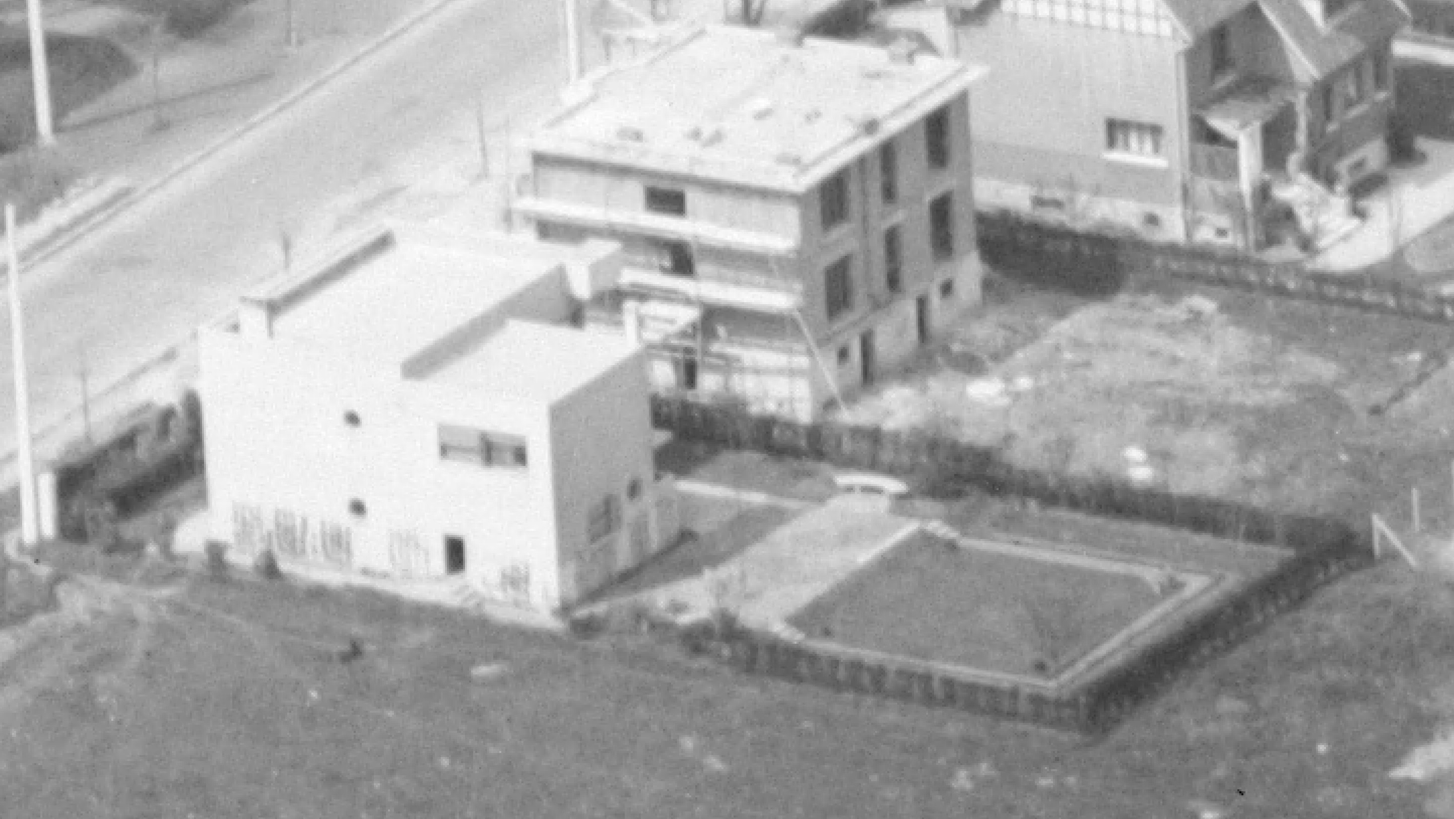 Vue aérienne IGN années 30 — Villa Trapenard et son jardin rectangulaire d'origine, sans piscine